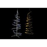 Juletr DKD Home Decor Hvid Sort Metal 70 x 70 x 190 cm (2 enheder) #17