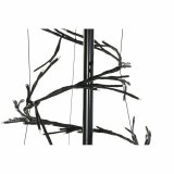 Juletr DKD Home Decor Hvid Sort Metal 70 x 70 x 190 cm (2 enheder) #5