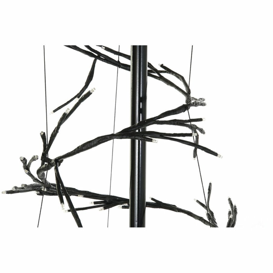 Juletr DKD Home Decor Hvid Sort Metal 70 x 70 x 190 cm (2 enheder) #5