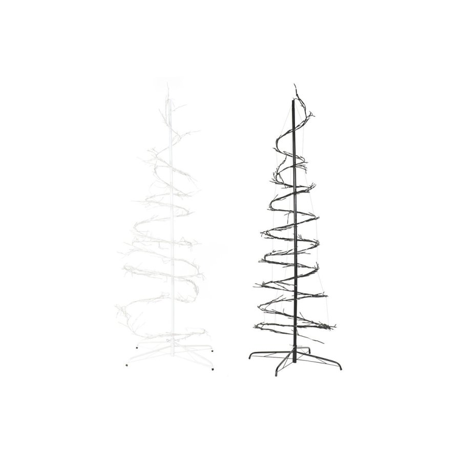Juletr DKD Home Decor Hvid Sort Metal 70 x 70 x 190 cm (2 enheder) #1