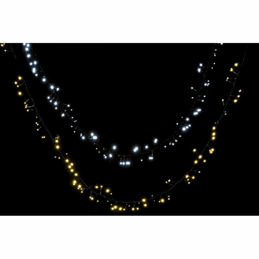 Lysstrimmel DKD Home Decor LED Hvid Gul PVC (5 x 1 x 200 cm) (2 pcs) #9