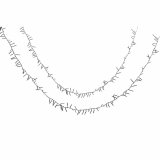 Lysstrimmel DKD Home Decor LED Hvid Gul PVC (5 x 1 x 200 cm) (2 pcs) #1