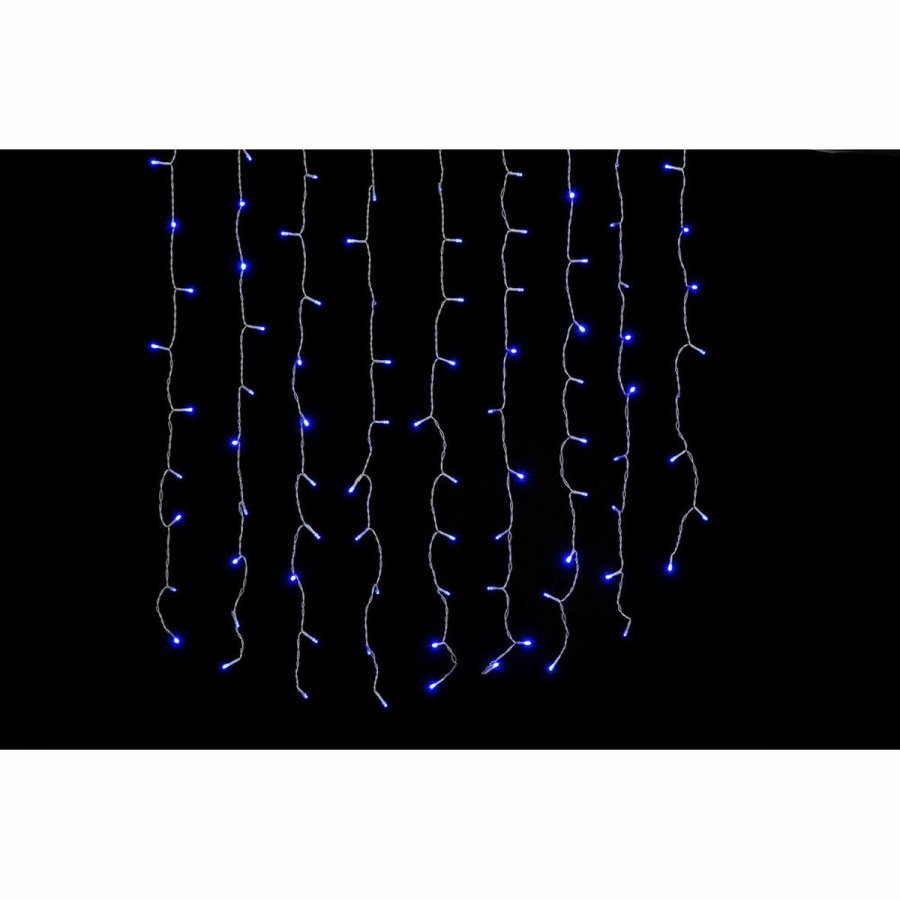 LED gardin DKD Home Decor Jul Bl PVC (100 x 1 x 100 cm) #13