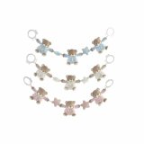 Bamse DKD Home Decor Hvid Himmelbl Lyserd Metal Brns Bjrn 30 x 40 cm 68 x 6 x 9 cm (3 Dele) #1