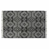 Tppe DKD Home Decor Hvid Sort Bomuld (120 x 180 x 1 cm) #1