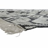 Tppe DKD Home Decor Hvid Sort Bomuld (160 x 230 x 1 cm) #5