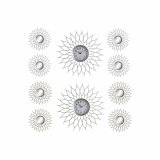 Ur DKD Home Decor Slv Champagne polypropylen Spejl (5 pcs) (2 pcs) #1