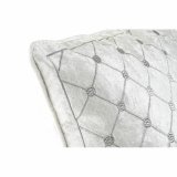 Pude DKD Home Decor 8424001850327 Gr 45 x 10 x 45 cm Hvid Romber #3
