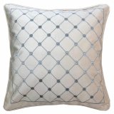 Pude DKD Home Decor 8424001850327 Gr 45 x 10 x 45 cm Hvid Romber #1