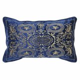 Pude DKD Home Decor 8424001850358 Gylden 50 x 10 x 30 cm Marinebl #1