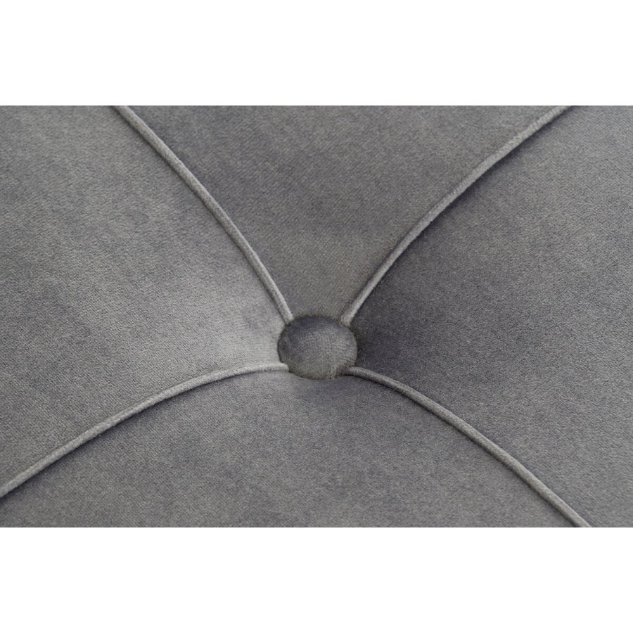 Stol DKD Home Decor   Skum Gr Gylden Metal Polyester Fljl Tr MDF (80 x 80 x 47 cm) #5