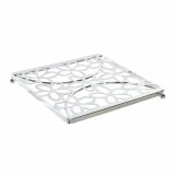 Dkkeserviet DKD Home Decor Slvfarvet Metal Plastik 18 x 18 x 1,5 cm #1