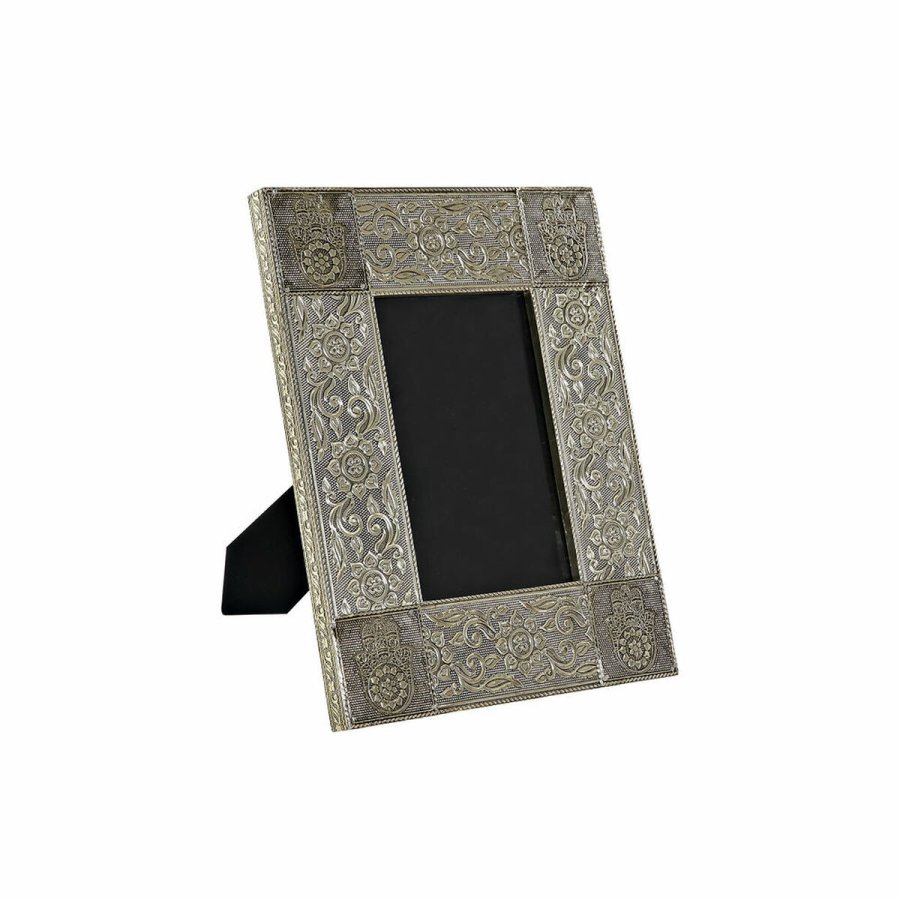 Fotoramme DKD Home Decor Champagne Malva Tr Aluminium Araber 20 x 1 x 25 cm (1 enheder) #1
