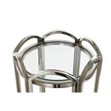 Sofabord DKD Home Decor Krystal Slvfarvet Metal 40 x 40 x 110 cm #3