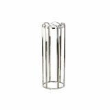 Sofabord DKD Home Decor Krystal Slvfarvet Metal 40 x 40 x 110 cm #1