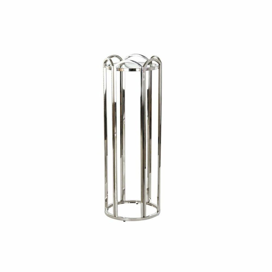 Sofabord DKD Home Decor Krystal Slvfarvet Metal 40 x 40 x 110 cm #1