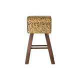 Taburet DKD Home Decor Sort Tr Brun Lder (43 x 35 x 75 cm) #13
