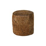 Fodsttte DKD Home Decor 46 x 46 x 50 cm Sort Brun Leopard Kolonistil #1