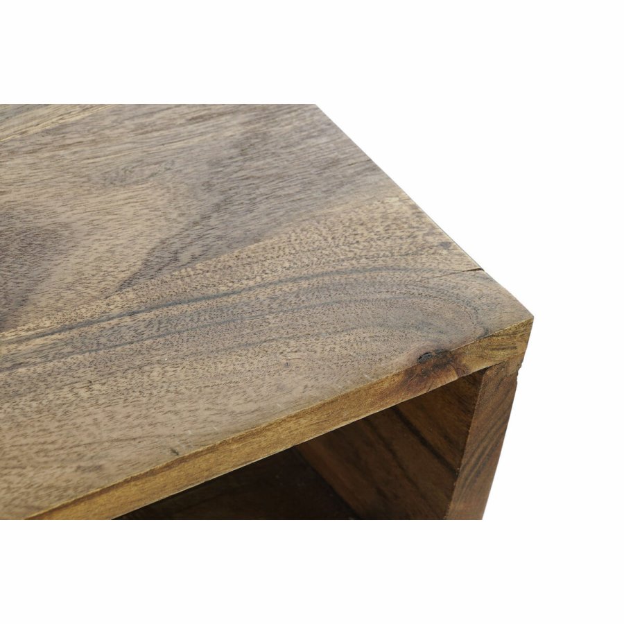 Skrivebord DKD Home Decor 115 x 55 x 76 cm Natur Sort Metal #3