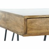 Skrivebord DKD Home Decor 115 x 55 x 76 cm Natur Sort Metal #5