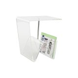 Lille serveringsbord DKD Home Decor Gennemsigtig 40 x 30 x 44 cm #4