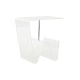 Lille serveringsbord DKD Home Decor Gennemsigtig 40 x 30 x 44 cm #1
