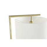 Gulvlampe DKD Home Decor 35 x 44 x 159 cm Gylden Metal Hvid 220 V 50 W #2