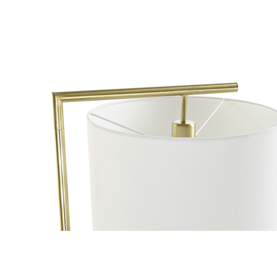 Gulvlampe DKD Home Decor 35 x 44 x 159 cm Gylden Metal Hvid 220 V 50 W #2