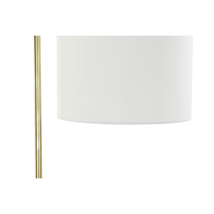 Gulvlampe DKD Home Decor 35 x 44 x 159 cm Gylden Metal Hvid 220 V 50 W #3
