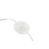 Gulvlampe DKD Home Decor 35 x 44 x 159 cm Gylden Metal Hvid 220 V 50 W #5