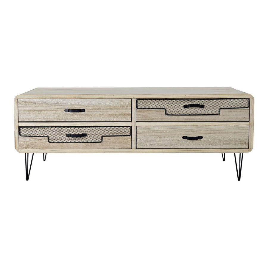mbler DKD Home Decor Metal Paulonia tr (115 x 61 x 43 cm) #4
