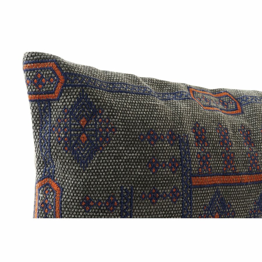 Pude DKD Home Decor Bl Orange Firkantet Araber 50 x 10 x 35 cm (2 enheder) #3