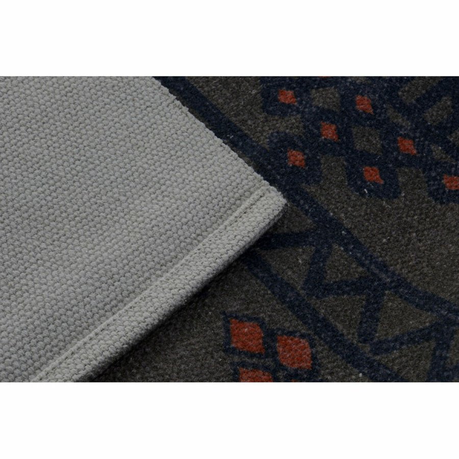 Tppe DKD Home Decor 120 x 180 x 0,4 cm Bl Orange Polyester Araber (2 enheder) #5