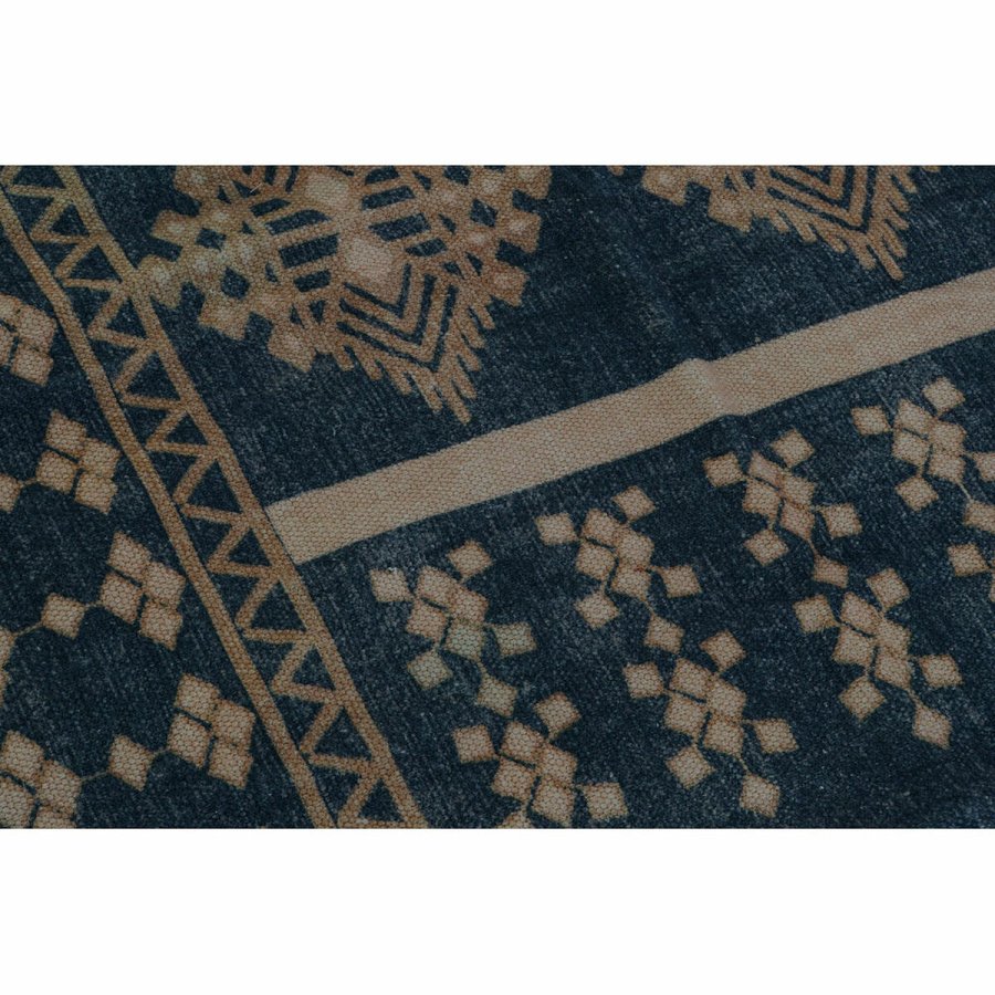 Tppe DKD Home Decor 120 x 180 x 0,4 cm Bl Orange Polyester Araber (2 enheder) #9