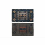 Tppe DKD Home Decor 120 x 180 x 0,4 cm Bl Orange Polyester Araber (2 enheder) #1