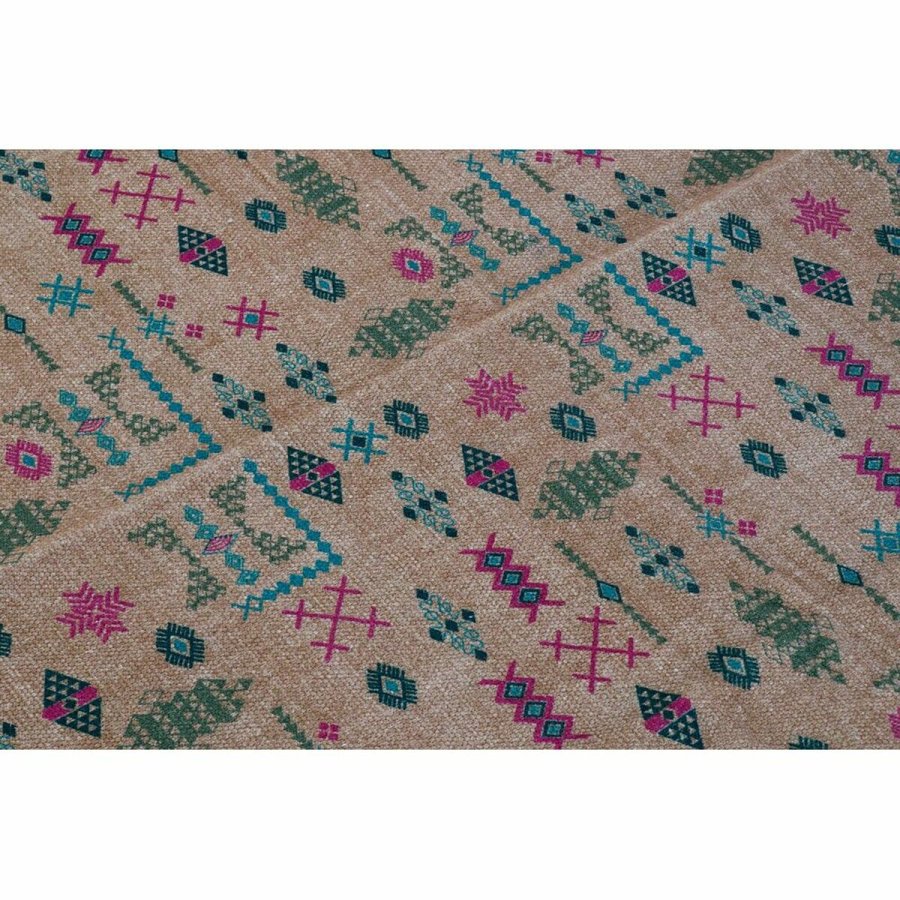 Tppe DKD Home Decor 160 x 230 x 0,4 cm Polyester Hvid Ikat Boho (2 enheder) #9