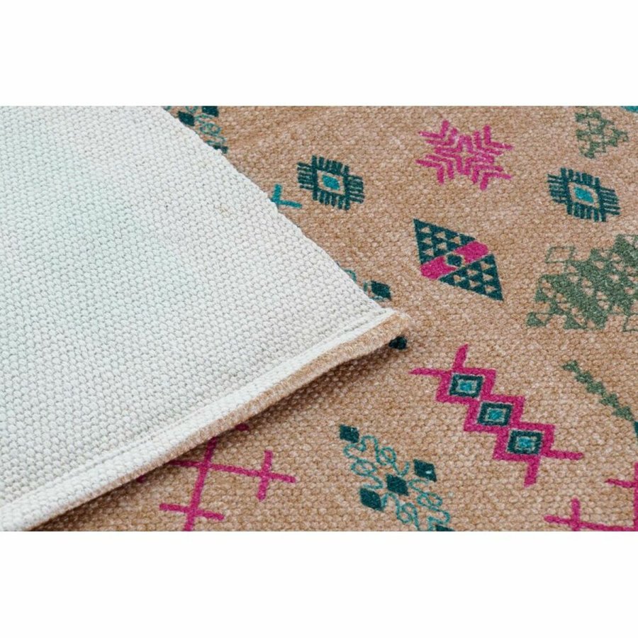 Tppe DKD Home Decor 160 x 230 x 0,4 cm Polyester Hvid Ikat Boho (2 enheder) #13