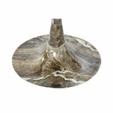 Lille serveringsbord DKD Home Decor Brun Gylden 51 x 51 x 51 cm #2