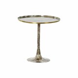 Lille serveringsbord DKD Home Decor Brun Gylden 51 x 51 x 51 cm #1