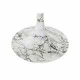 Lille serveringsbord DKD Home Decor Hvid Gylden 51 x 51 x 51 cm #2