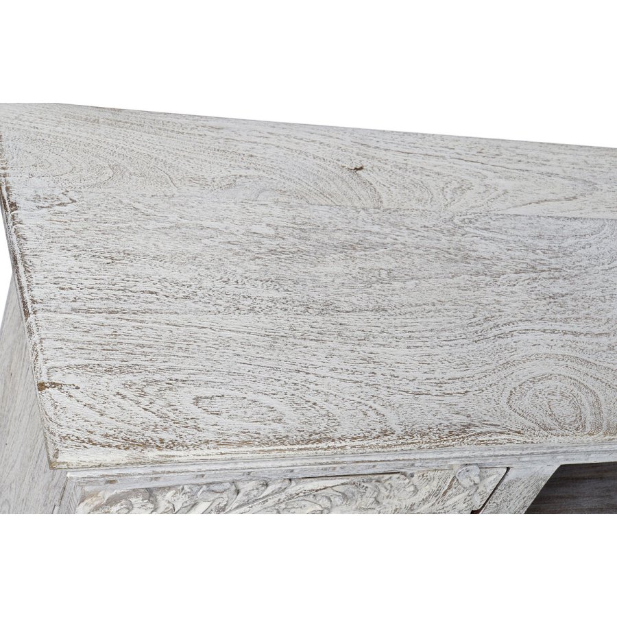 mbler DKD Home Decor 8424001858347 Metal Hvid Mangotr 160 x 40 x 65 cm #4