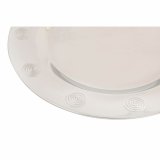 Underkop DKD Home Decor Rustfrit stl Plastik Slvfarvet 30 x 30 x 0,5 cm #4