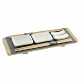 Sushi-st DKD Home Decor Brun Sort Natur Bambus Brt 30 x 10 x 3,5 cm (9 Dele) (30 x 10 x 3,5 cm) #1