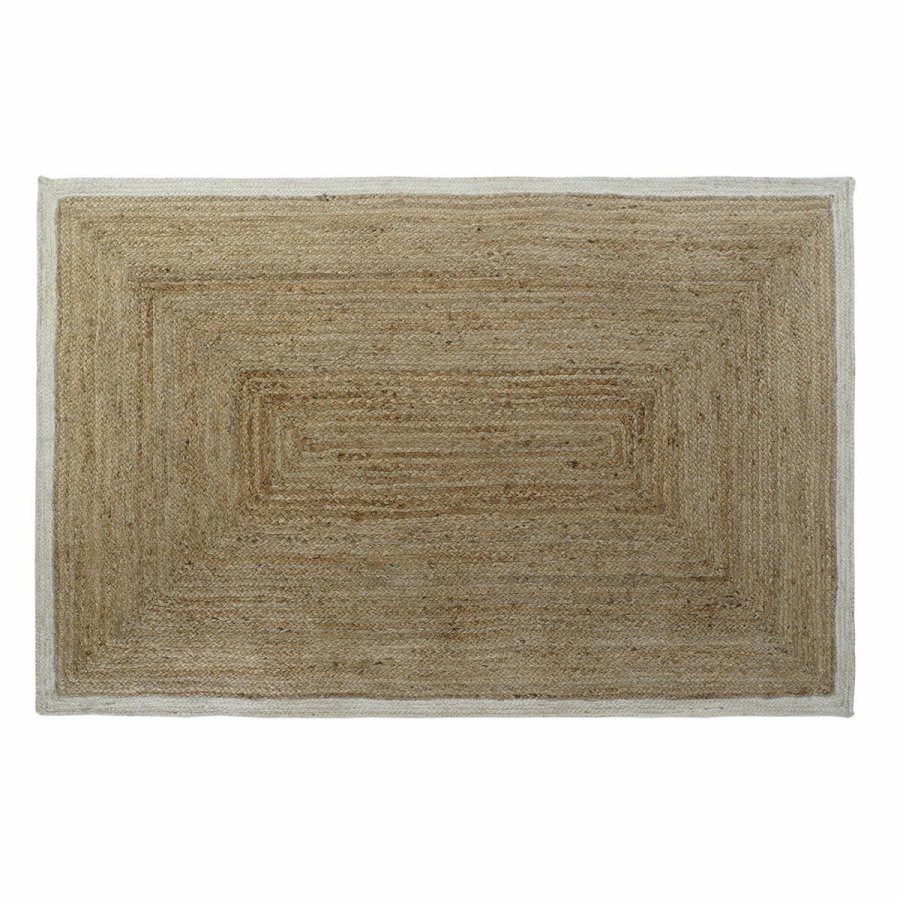 Tppe DKD Home Decor Hvid Lys brun Scandi 160 x 230 x 1 cm #1