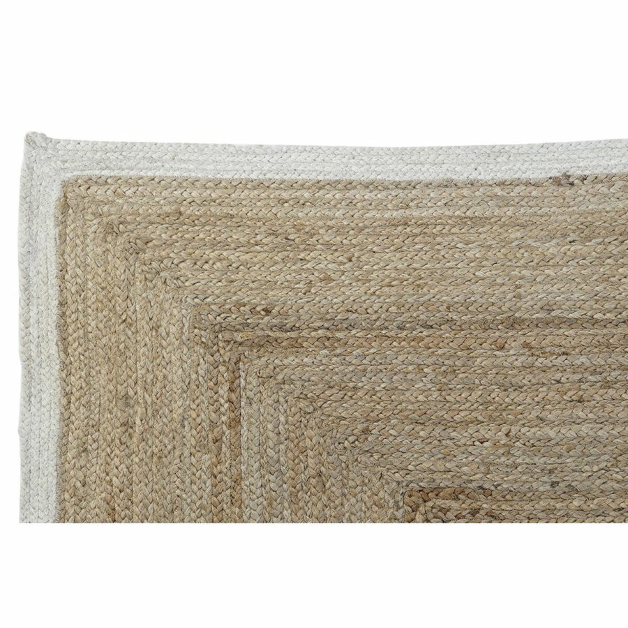 Tppe DKD Home Decor Hvid Lys brun Scandi 200 x 290 x 1 cm #2