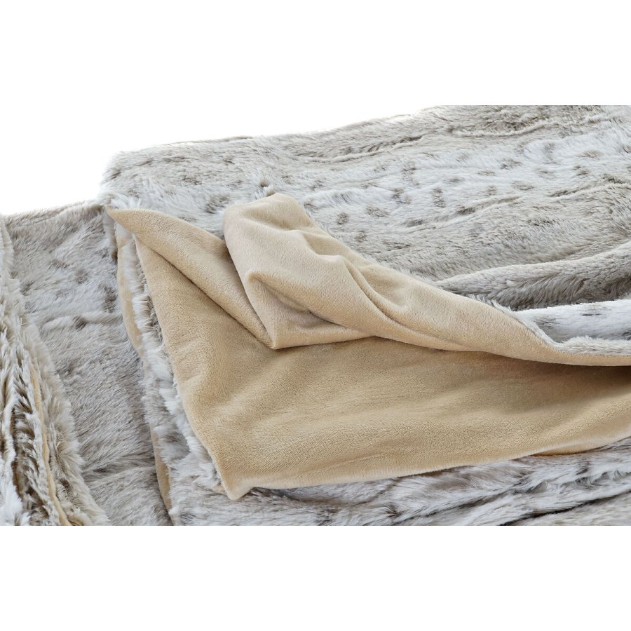 Tppe DKD Home Decor Hvid Beige Dyr Moutain Vild 150 x 200 x 2 cm 130 x 170 x 2 cm #9