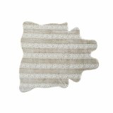 Tppe DKD Home Decor 160 x 150 x 2 cm Beige Polyester Med hr #1