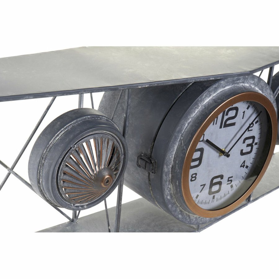 Vgur DKD Home Decor Krystal Jern Fly Tr MDF Mrkegr (120 x 21 x 33.5 cm) #5
