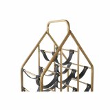 Flaskereol DKD Home Decor Sort Gylden Metal Plastik 37,5 x 24,5 x 82 cm #4