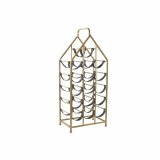 Flaskereol DKD Home Decor Sort Gylden Metal Plastik 37,5 x 24,5 x 82 cm #1